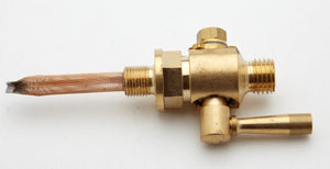 Petrol Tap 1/8" x 7/16" A151S Brass Lever Type