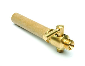 Fuel Petrol Brass Tap  1/4" X 1/4" - Round Lever