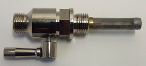 Fuel Tap 1/4" X 1/4" Nickel plated - Ethanol Resistant