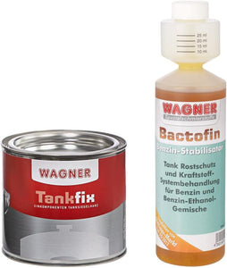 WAGNER Tank Single Resin Sealant 250ml & 250ml Bactofin Fuel Stabiliser