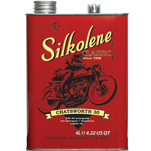 SILKOLENE Chatsworth SAE 30 Classic Vintage Monograde Mineral Engine Oil 4L