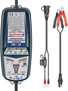 OptiMate 4 Dual Program 12V Battery Charger/Optimiser