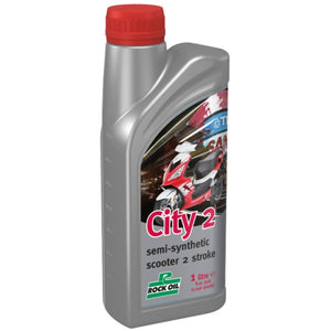 Rock Oil City 2 Semi-Synthetic Scooter 2 Stroke Oil 1L